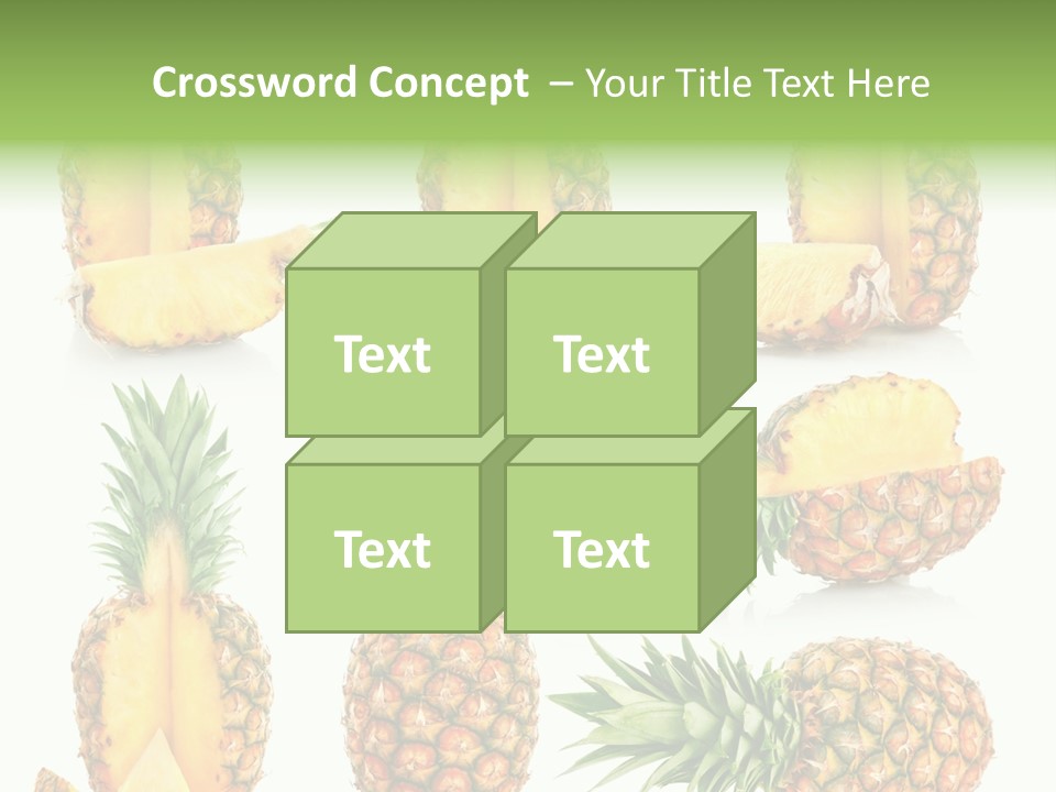 Juicy Collection White PowerPoint Template