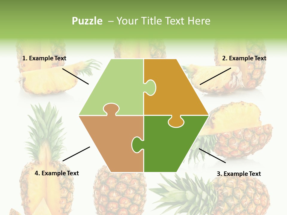 Juicy Collection White PowerPoint Template