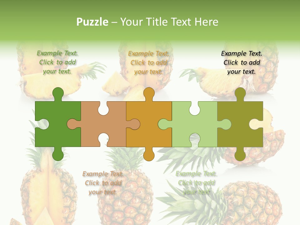 Juicy Collection White PowerPoint Template