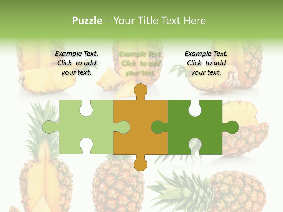 Juicy Collection White PowerPoint Template