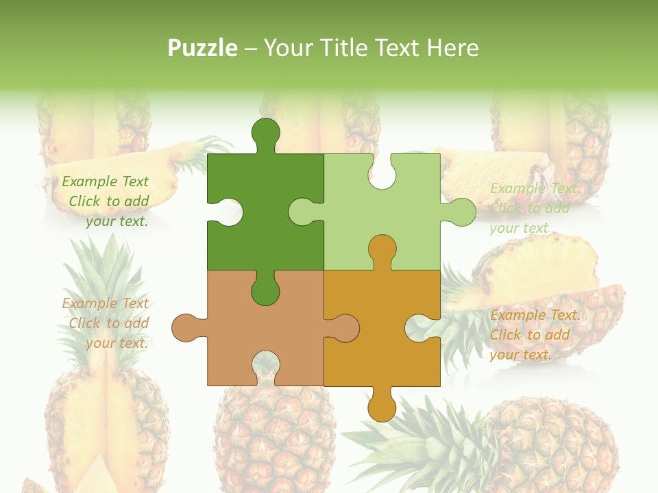 Juicy Collection White PowerPoint Template