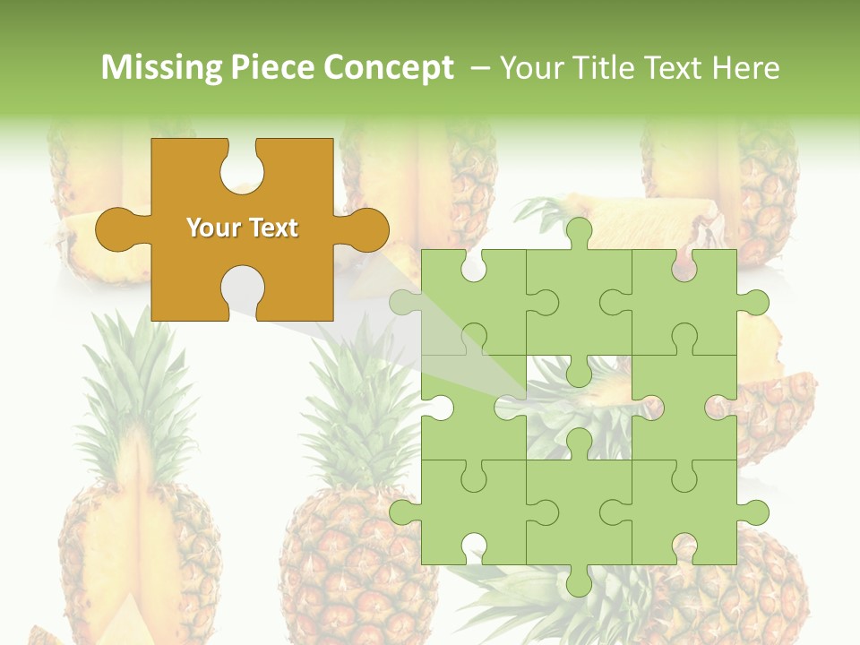 Juicy Collection White PowerPoint Template