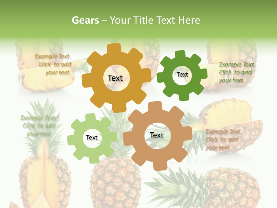 Juicy Collection White PowerPoint Template