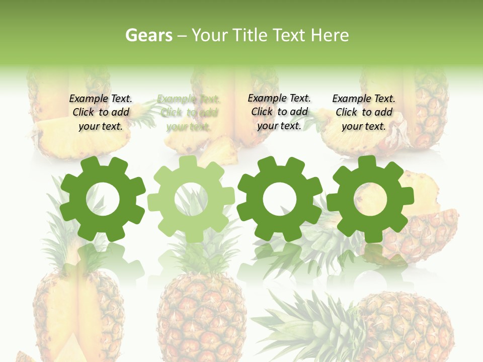 Juicy Collection White PowerPoint Template