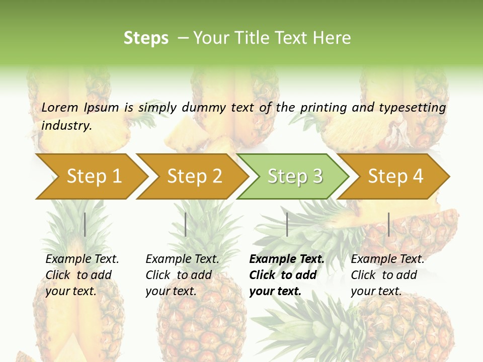 Juicy Collection White PowerPoint Template