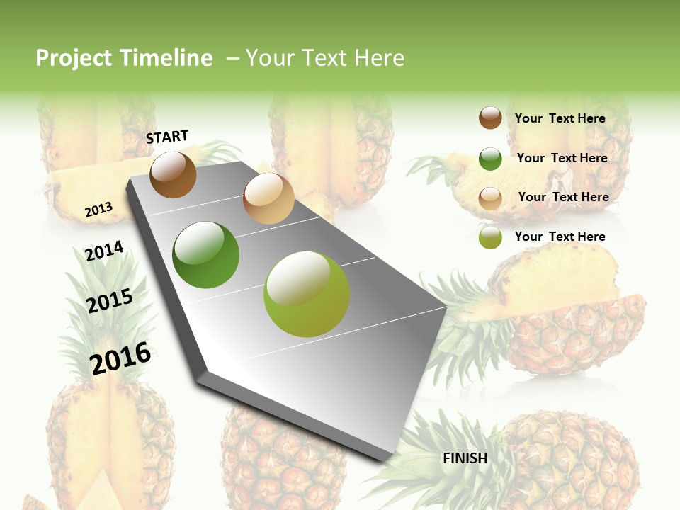 Juicy Collection White PowerPoint Template