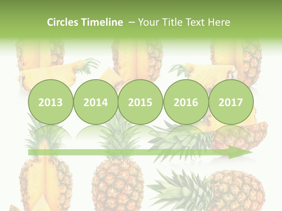 Juicy Collection White PowerPoint Template