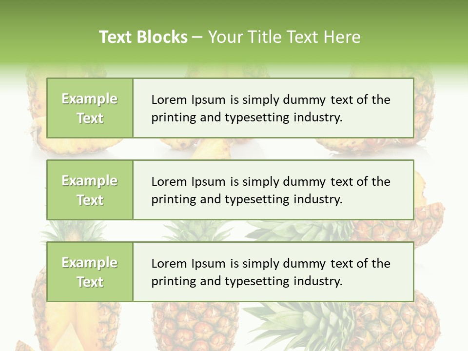 Juicy Collection White PowerPoint Template