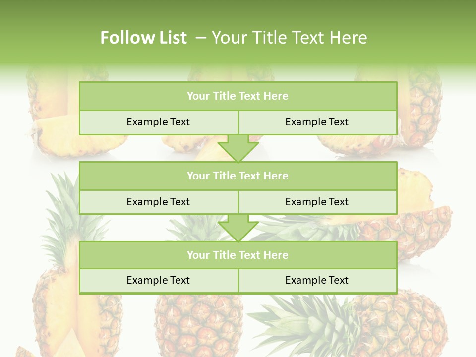 Juicy Collection White PowerPoint Template