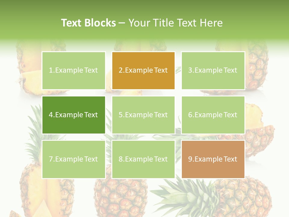 Juicy Collection White PowerPoint Template