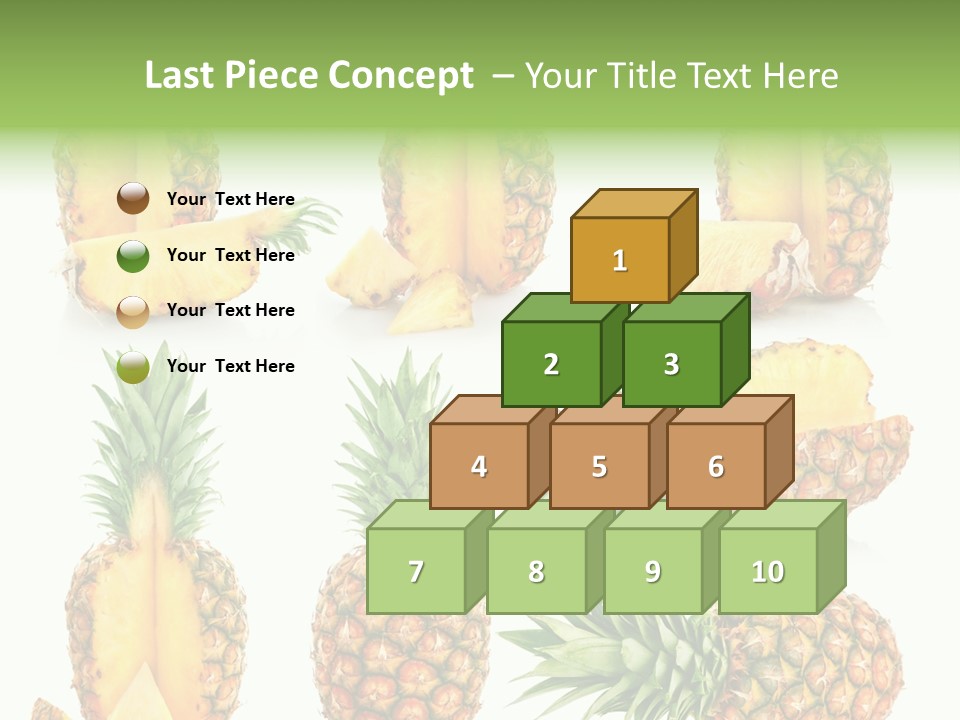 Juicy Collection White PowerPoint Template