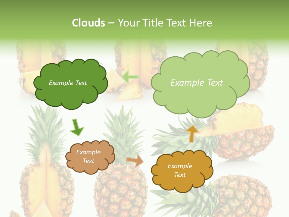 Juicy Collection White PowerPoint Template