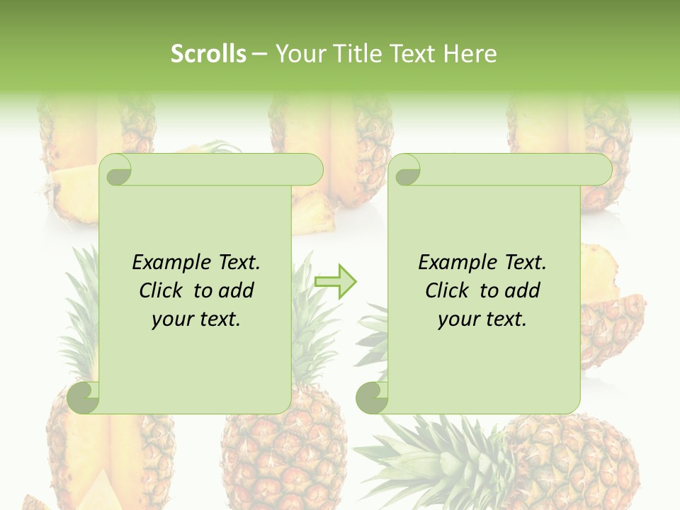 Juicy Collection White PowerPoint Template