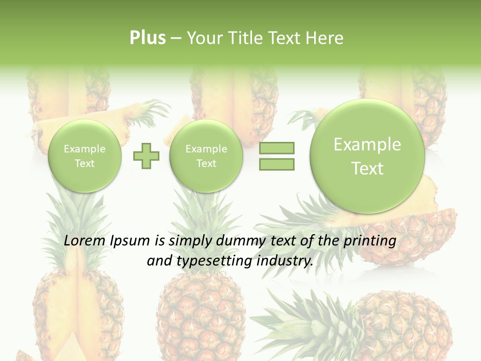 Juicy Collection White PowerPoint Template