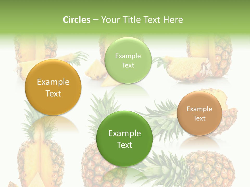 Juicy Collection White PowerPoint Template