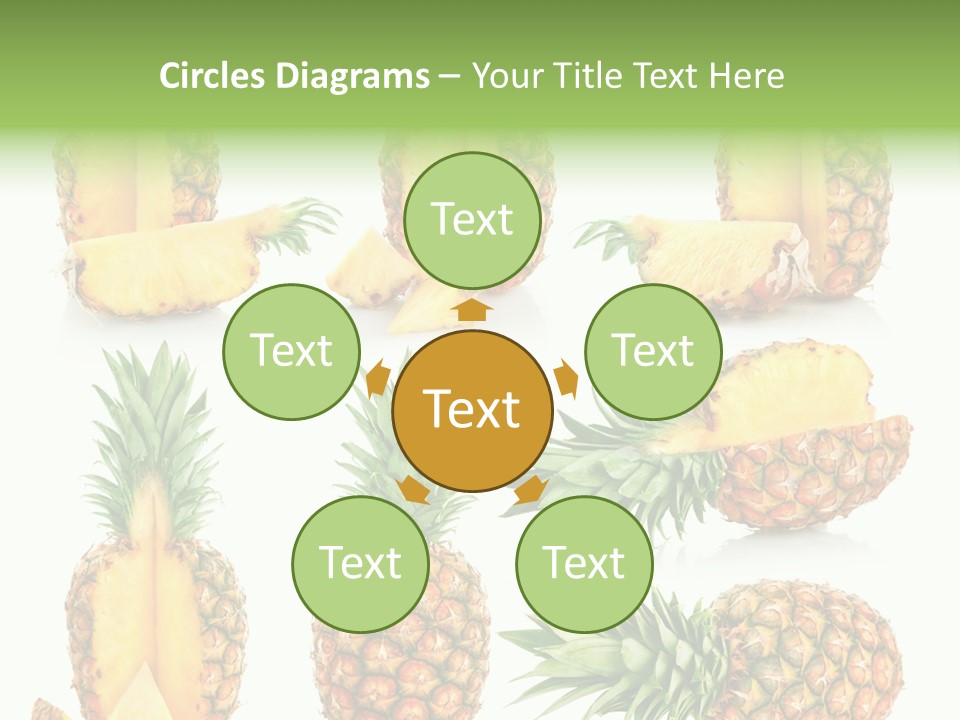 Juicy Collection White PowerPoint Template