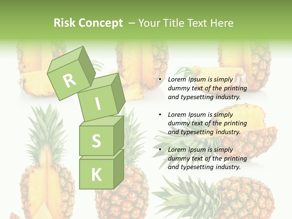 Juicy Collection White PowerPoint Template