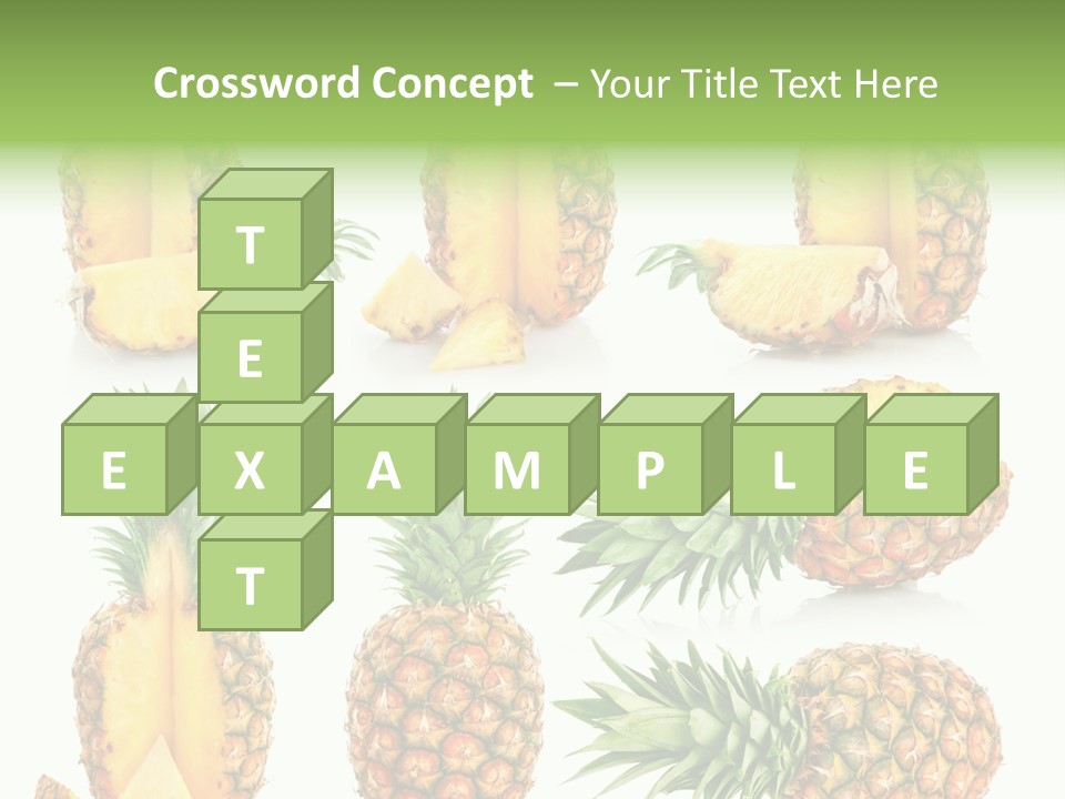 Juicy Collection White PowerPoint Template