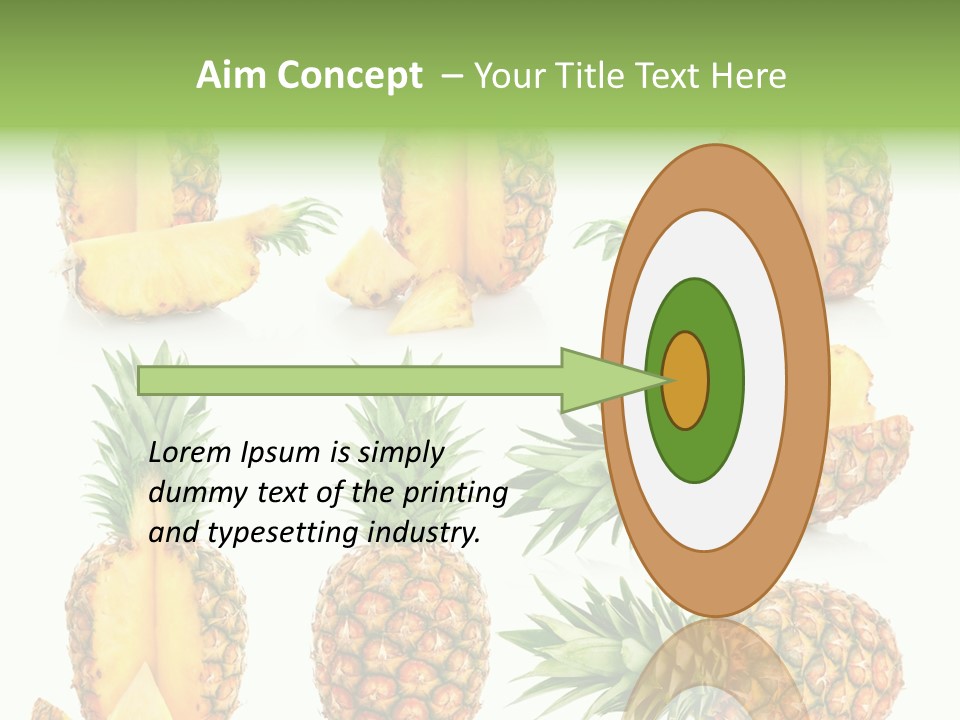 Juicy Collection White PowerPoint Template