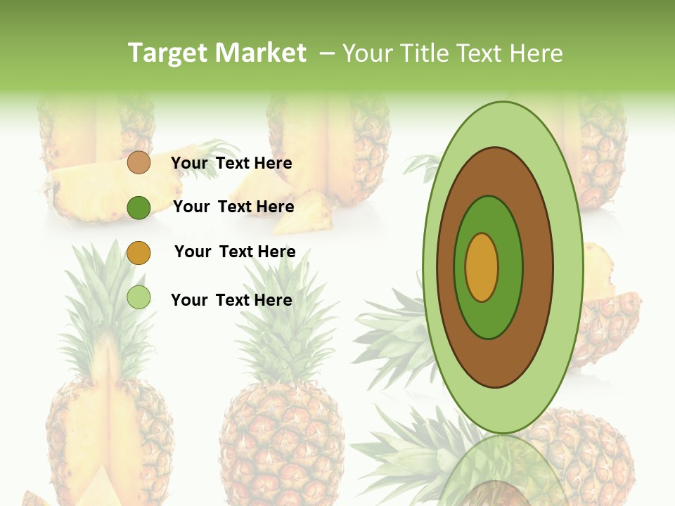 Juicy Collection White PowerPoint Template