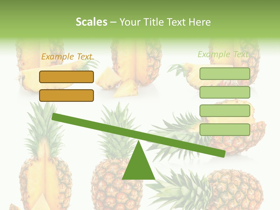Juicy Collection White PowerPoint Template