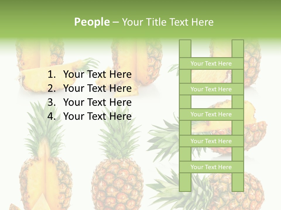 Juicy Collection White PowerPoint Template