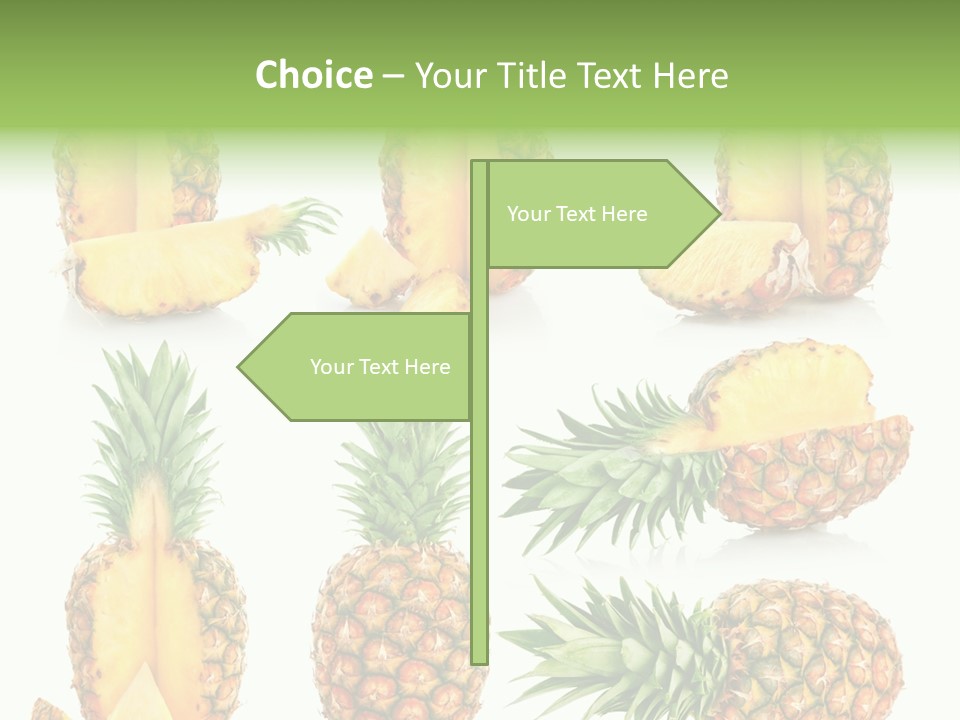 Juicy Collection White PowerPoint Template
