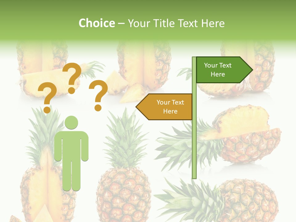 Juicy Collection White PowerPoint Template