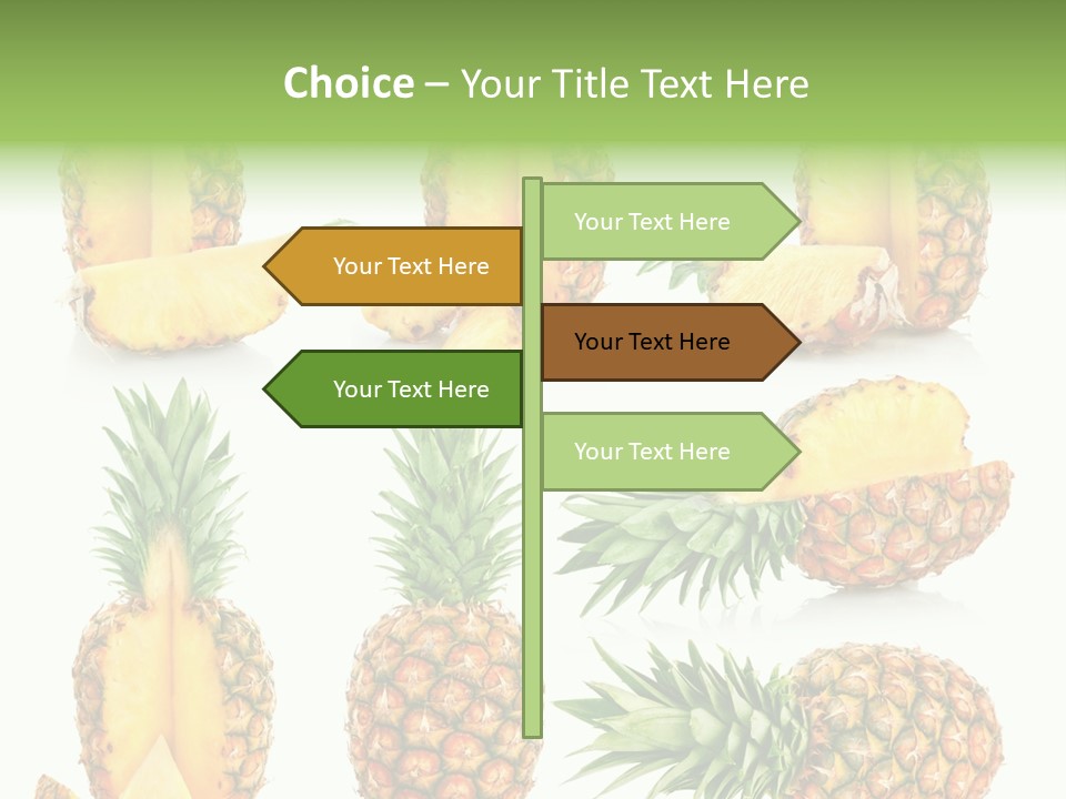 Juicy Collection White PowerPoint Template