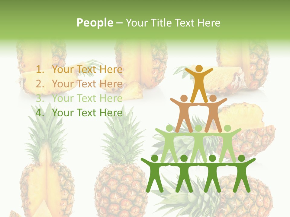 Juicy Collection White PowerPoint Template