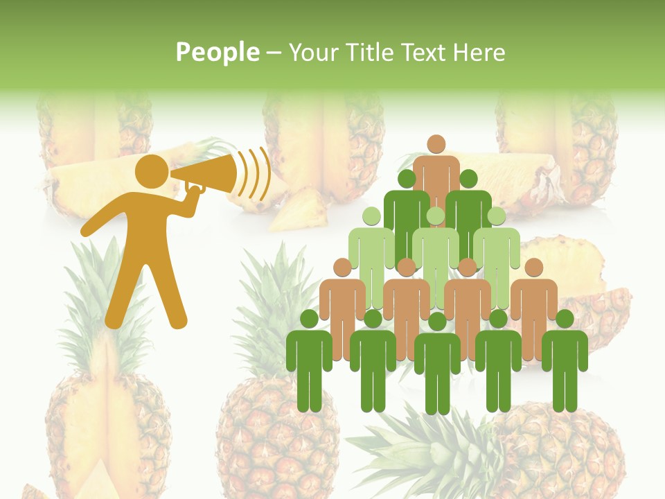 Juicy Collection White PowerPoint Template