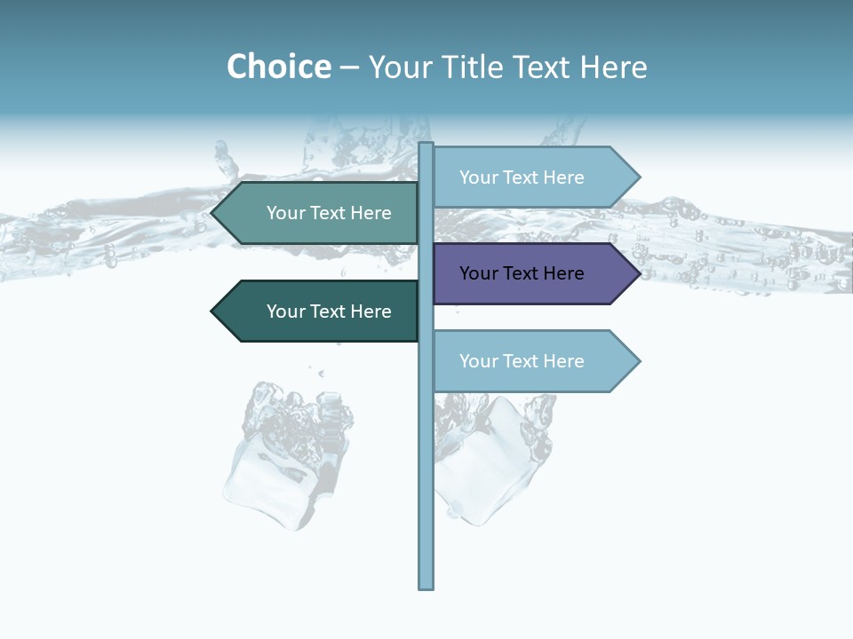 Blue Clean Shot PowerPoint Template