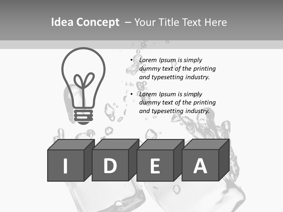 Shape Splash Studio PowerPoint Template