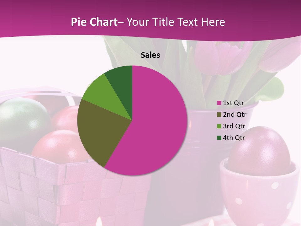 Purple Eggs Metal PowerPoint Template