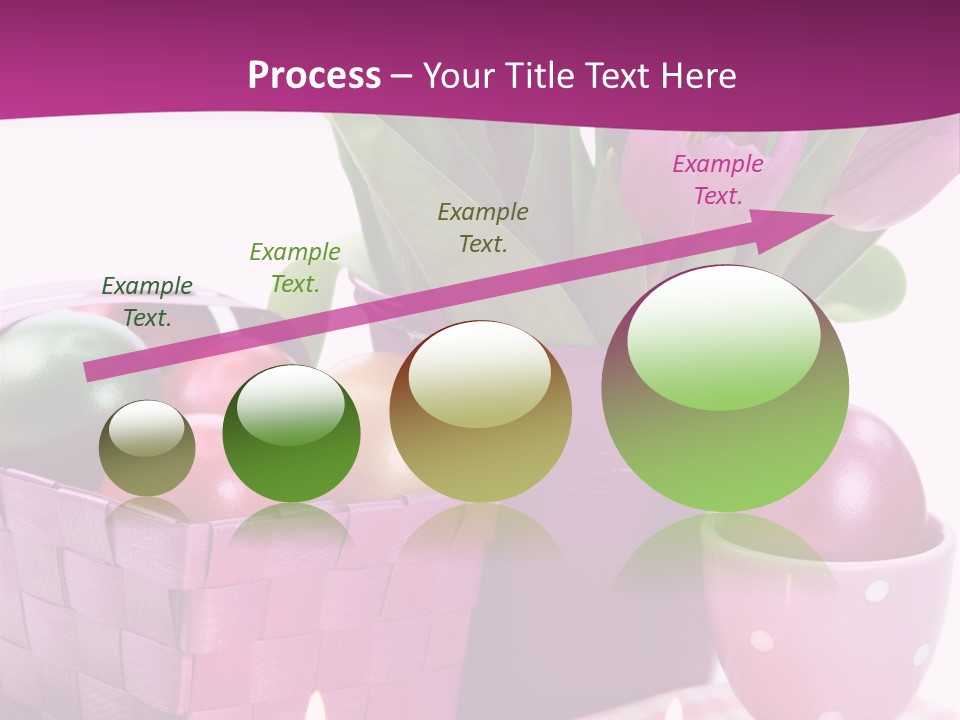 Purple Eggs Metal PowerPoint Template