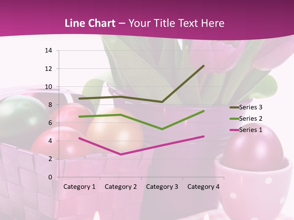 Purple Eggs Metal PowerPoint Template