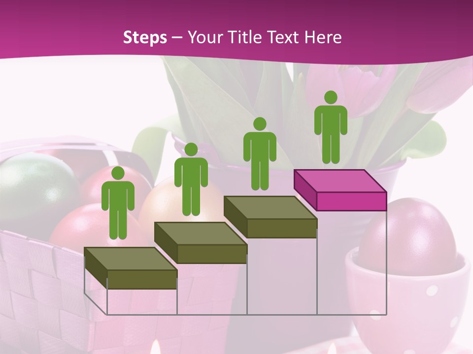 Purple Eggs Metal PowerPoint Template