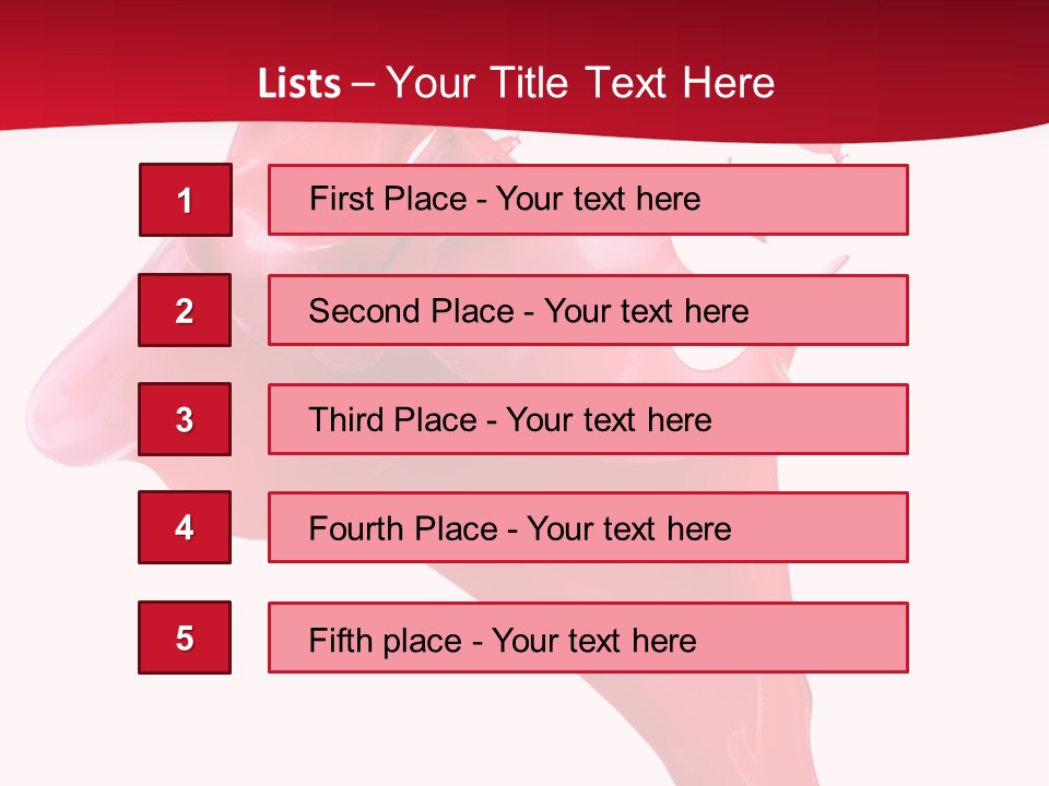 Color Brush Background PowerPoint Template