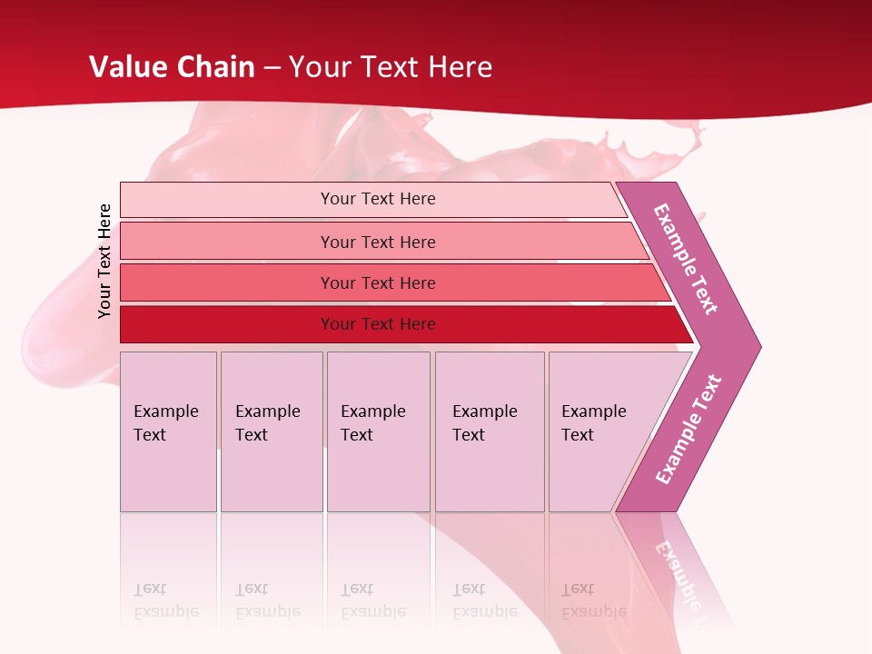Color Brush Background PowerPoint Template