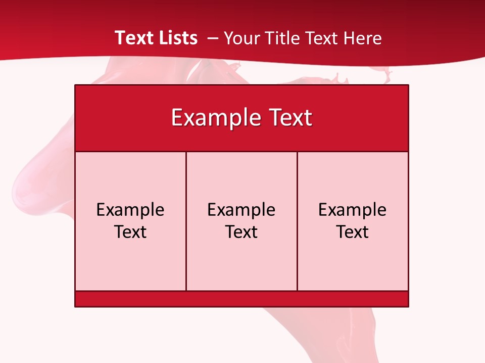 Color Brush Background PowerPoint Template