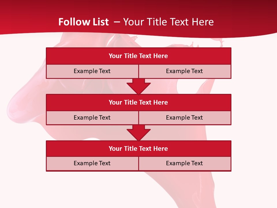Color Brush Background PowerPoint Template