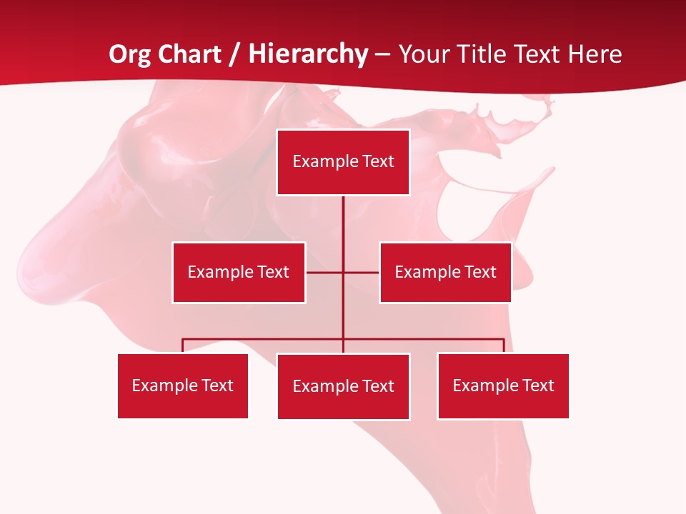 Color Brush Background PowerPoint Template