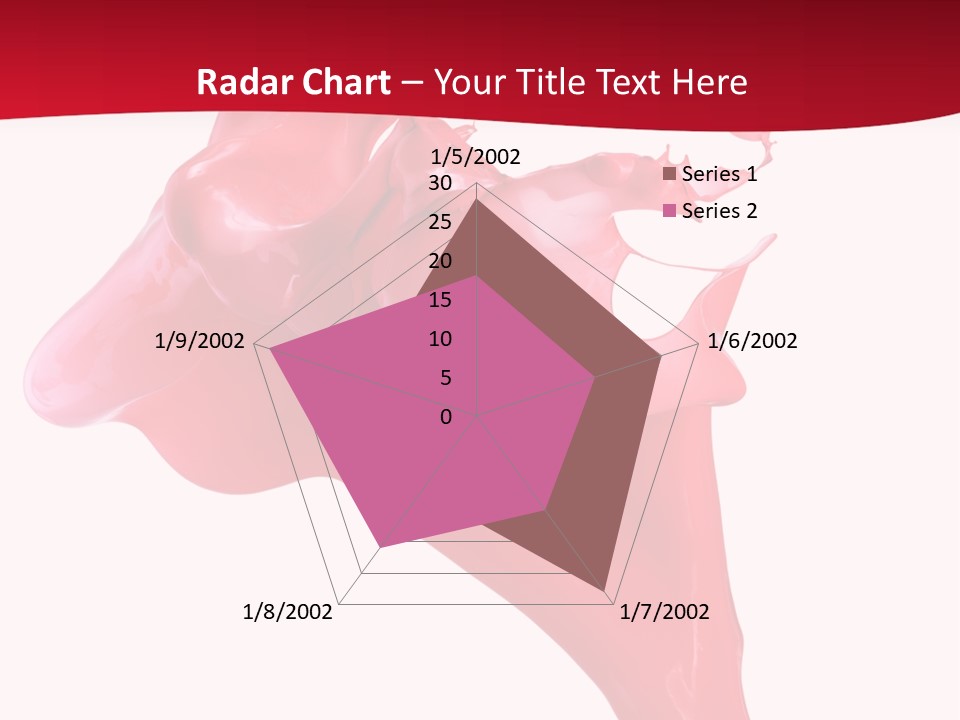 Color Brush Background PowerPoint Template