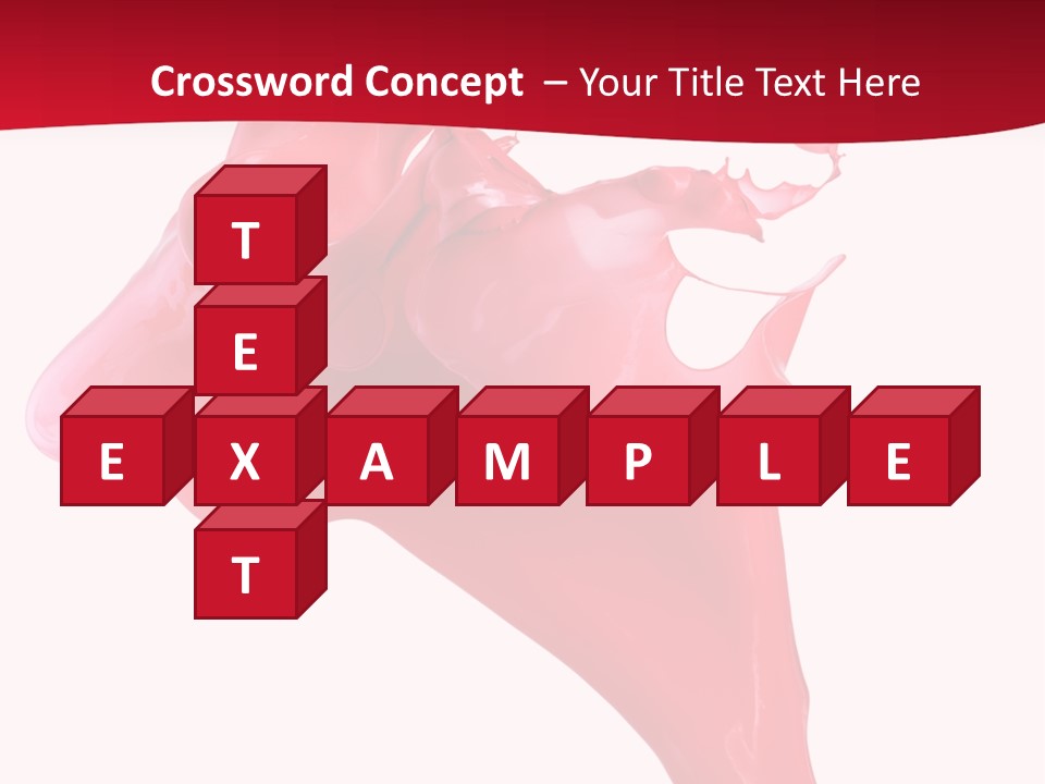 Color Brush Background PowerPoint Template