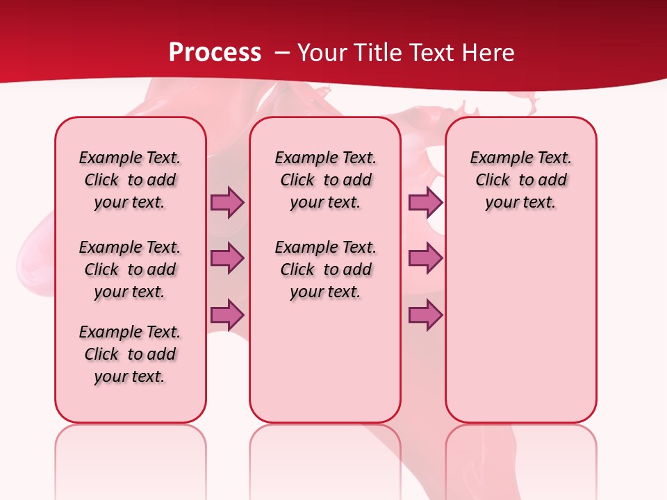 Color Brush Background PowerPoint Template
