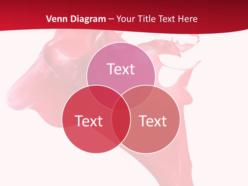 Color Brush Background PowerPoint Template