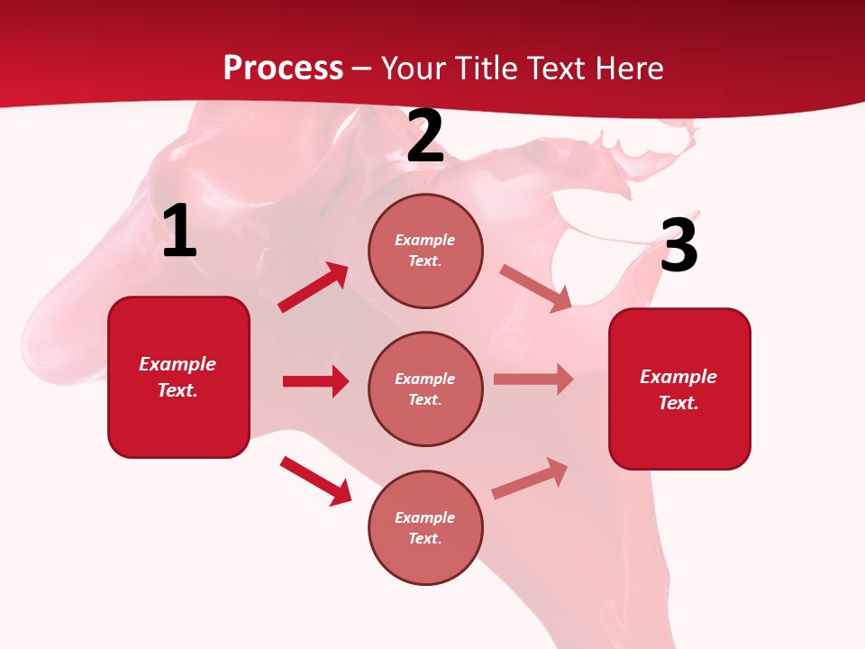 Color Brush Background PowerPoint Template