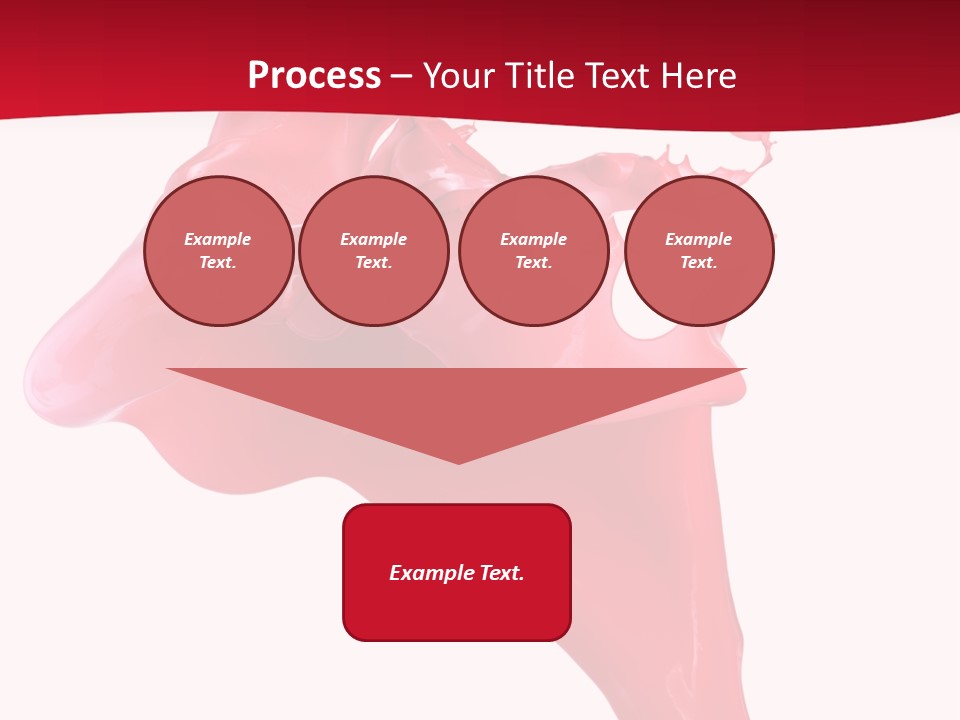 Color Brush Background PowerPoint Template