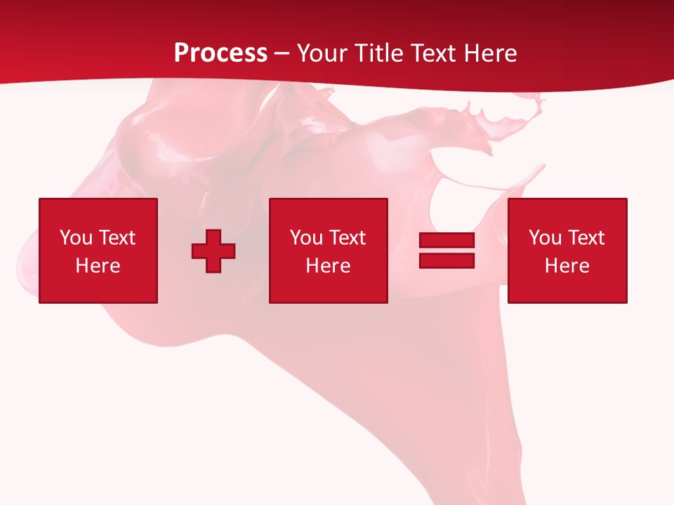 Color Brush Background PowerPoint Template