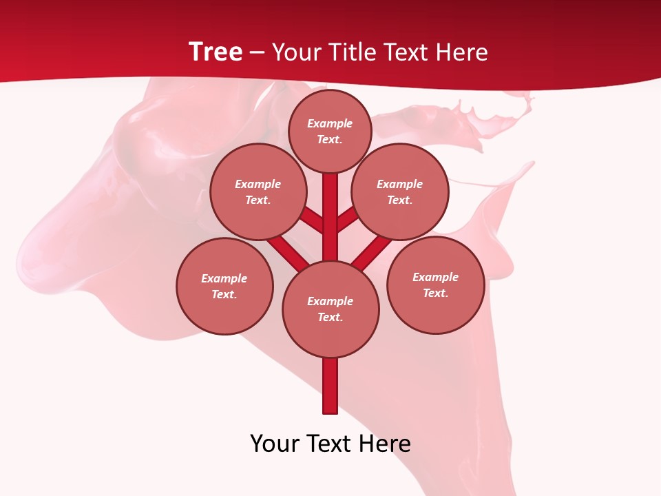 Color Brush Background PowerPoint Template